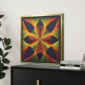 Mandala String Art Kit: DIY Thread Painting, Handmade Wall Art