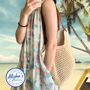 Handmade Vintage-Inspired Boho Crochet Straw Shoulder Bag – Retro Tote Purse for Women, Summer Beach & Everyday Boho Chic bag | Special Gift