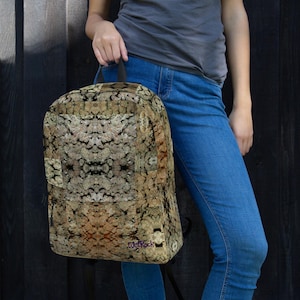 NW Nugz “Green Buds” Backpack. Photo-Mosaics Dried Flower Art. 44lbs (20kg) capacity