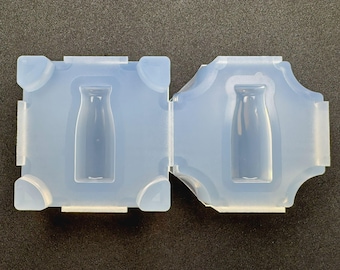 30mm Milk Bottle A Resin Mold / 30mm Milk Bottle Silicone Mold / For UV Resin Only / Industrial Mold Derived / HandmadeLaboJapan