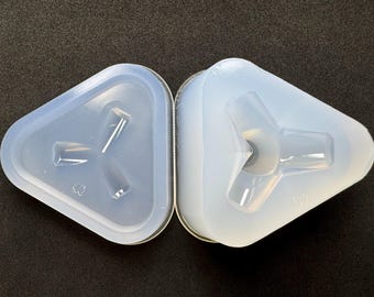40mm wave-dissipating block resin mold / 40mm Tetrapod Silicone Mold / For UV resin only / Industrial mold origin / HandmadeLaboJapan