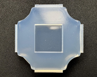Square Plate Silicone Mold / For UV Resin Only / Industrial Mold Origin / HandmadeLaboJapan