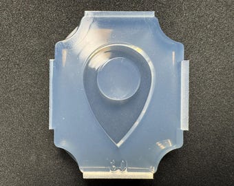 30mm Map Pin Silicone Mold / For UV Resin Only / Industrial Mold Origin / HandmadeLaboJapan