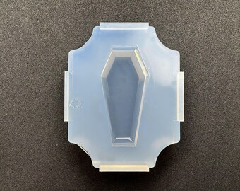 Molde para ataúd / Molde de resina para ataúd / Para resina UV / Molde industrial / HandmadeLaboJapan