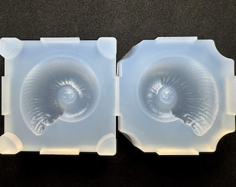 Ammonite Silicone Mold / For UV Resin Only / Industrial Mold Origin / HandmadeLaboJapan