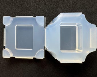 Mahjong Tile (White) Mold / Mahjong Tile Blank Silicone Mold / For UV Resin Only / Industrial Mold Derived / HandmadeLaboJapan