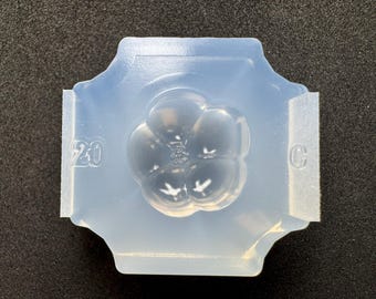 20mm Japanese Wagashi (Plum C) Resin Mold / 20mm Japanese Wagashi Plum Silicone Mold / For UV Resin Only / Industrial Mold Derived / HandmadeLaboJapan