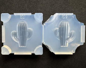 30mm Cactus Silicone Mold for Resin / UV Resin Only / Industrial Mold Origin / HandmadeLaboJapan