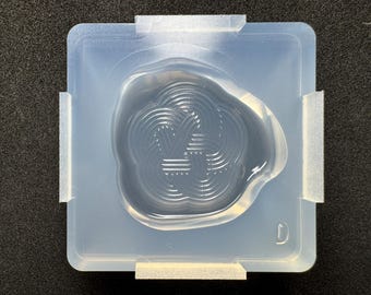 35mm Sealing Stamp D Resin Mold / 35mm Sealing Stamp Silicone Mold / For UV Resin Only / Industrial Mold Origin / HandmadeLaboJapan
