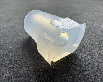 One-piece ACP bullet resin mold / 35mm Bullet Shape Silicone Mold / For UV resin only / Industrial mold origin / HandmadeLaboJapan