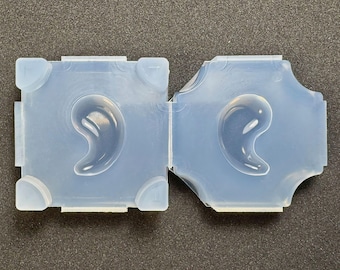 Molde Magatama / Molde de resina Magatama / Para resina UV / Molde industrial / HandmadeLaboJapan