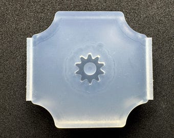 Simple Gear Silicone Mold for Resin / UV Resin Only / Industrial Mold Origin / HandmadeLaboJapan