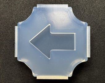 30mm Arrow Plate Silicone Mold / For UV Resin Only / Industrial Mold Origin / HandmadeLaboJapan