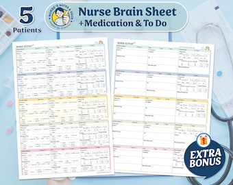 5 Patient Nurse Report Sheet: Med Surg ICU Handoff (PDF)