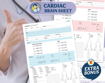 Hoja informativa para enfermeras cardíacas: Plantilla de informe de UCI (descarga digital)