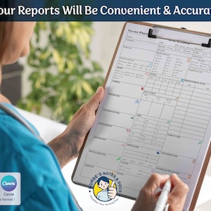 Editable ICU Nurse Report Sheet Med Surg, Nursing Report Sheet Nurse Brain New Grad, Report Sheet RN Patient Report W/ Meds, Canva & PDF