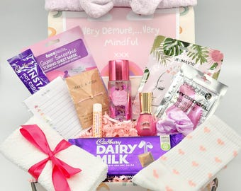 TEENAGE GIRL SPA Pamper | Home Spa Gift Hamper, Birthday Box, Girls Sleepover Box, Girls Gift Box, Demure Mindful Gift, Sending Hugs