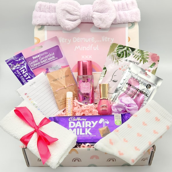 TEENAGE GIRL SPA Pamper | Home Spa Gift Hamper, Birthday Box, Girls Sleepover Box, Girls Gift Box, Demure Mindful Gift, Sending Hugs