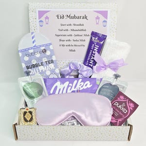 EID GIFT For Women| Eid Mubarak, Eid Celebration Gift, Ramadan Gift For Her, Halal, Ramadan Gift, Islamic Gift, Muslim Birthday Pamper Purple