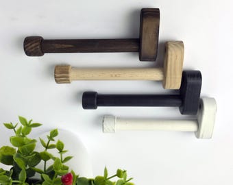 Ash Wood Wall Plant Hanger – Minimalist Indoor Plant Hook