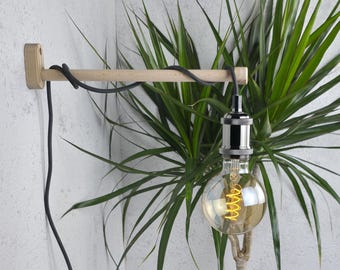 Ash wood wall hook – minimalism and practicality