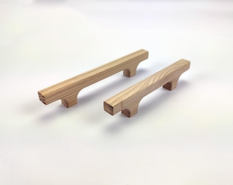 Light with straight lines cabinet handle - furniture hardware