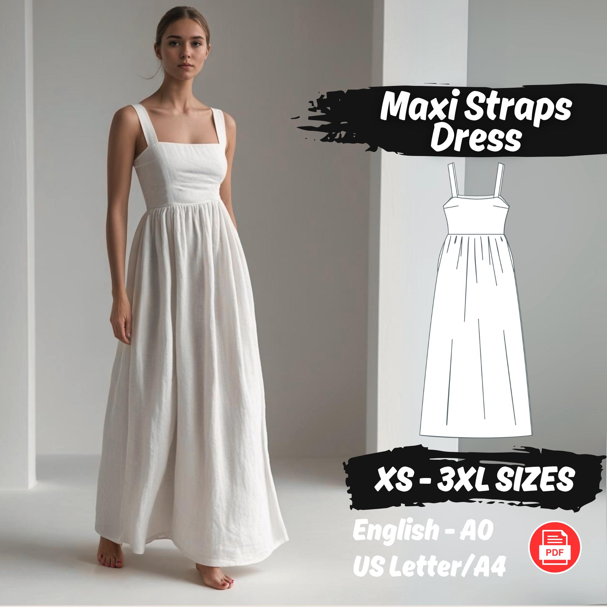 Patchwork Maxi Dress - Etsy