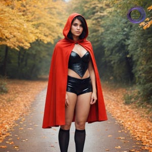 Fantasy Hooded Cloak Pattern | Medieval Costume PDF Set | Magical Gown Sewing Tutorial | Leather/Romantic Styles