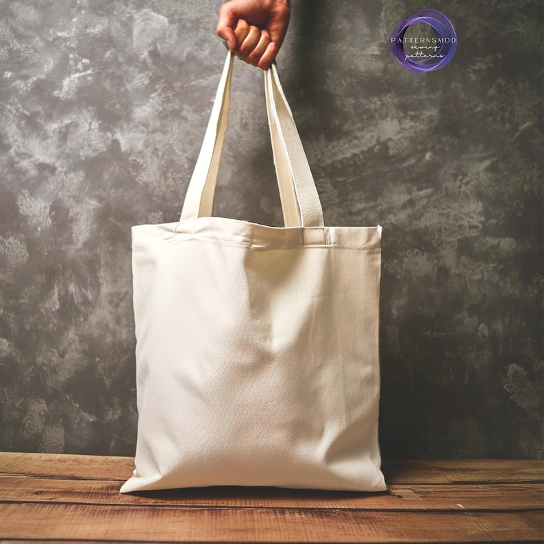 Tote Bag Sewing Pattern Bundle, Shopping Bags Set Patterns, Easy 9 Sizes Pouch Project image 7