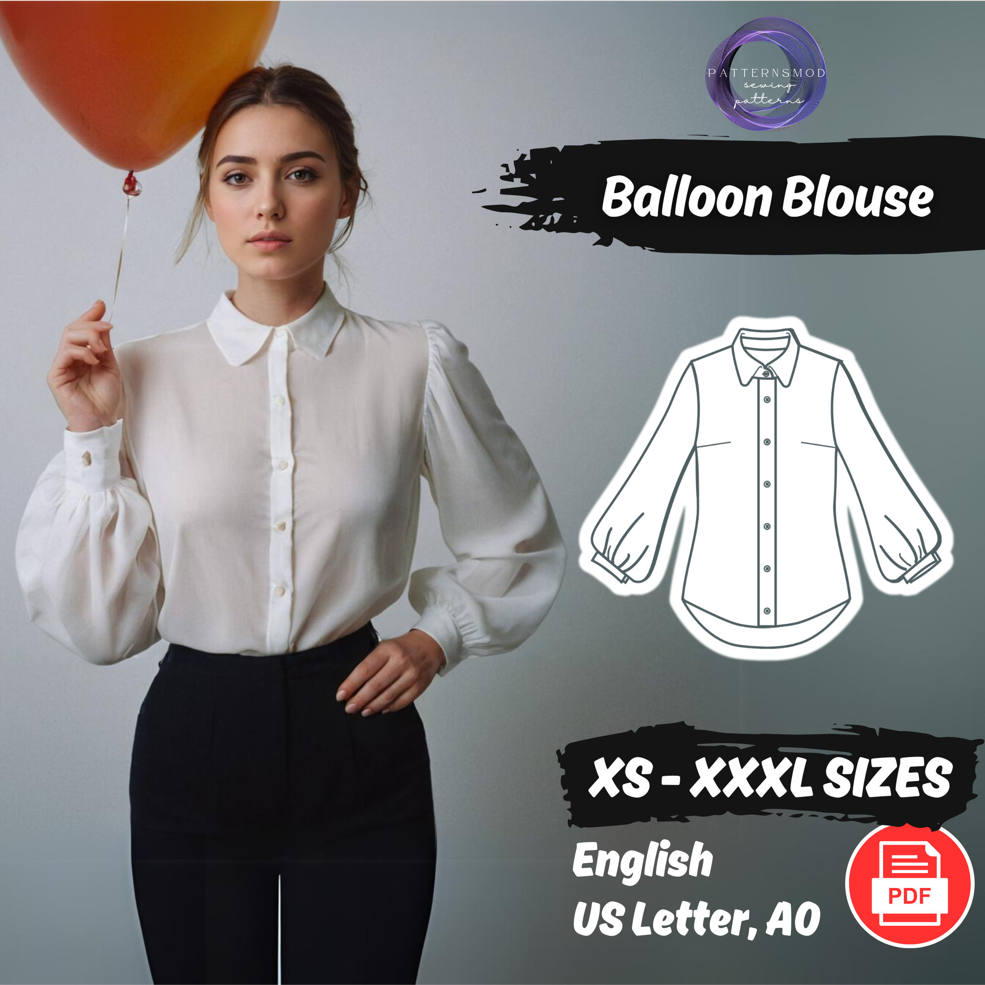 Round Collar Blouse - Etsy Round Collar Blouse - Etsy