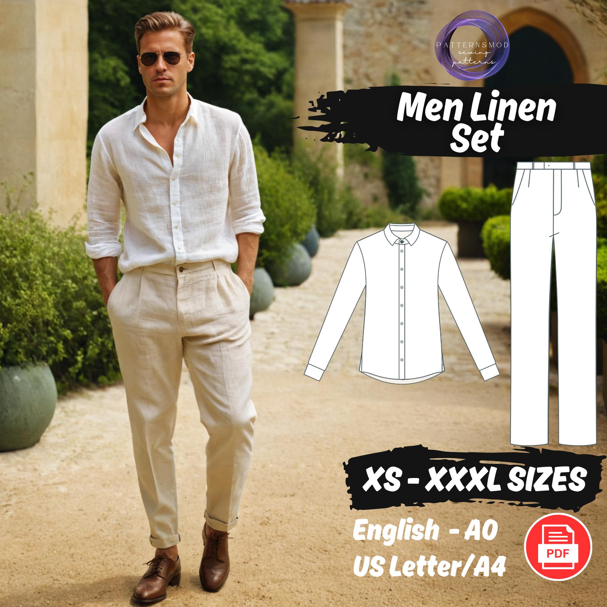 Mens Linen Dress Pants - Etsy