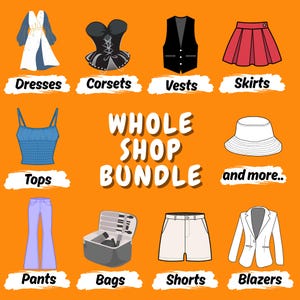 Whole Shop Sewing Pattern Bundle, Beginner Friendly Women Sewing Patterns image 2