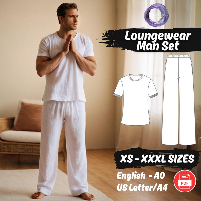 man pajama,
man pajama pants,
lounge pants pattern,
pants sewing pattern,
mens lounge pants,
loungewear pants,
loose fit pants,
man pockets pants,
pajama pattern,
loungewear set,
man shirt pattern,
man t shirt pattern,
shirt sewing pattern,