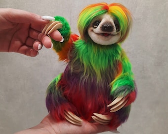 Rainbow SLOTH Plush Toy