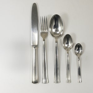 Gio Punta di Krupp Silberbesteck für Sechs, 31-teilig, Österreich, 1950er Jahre