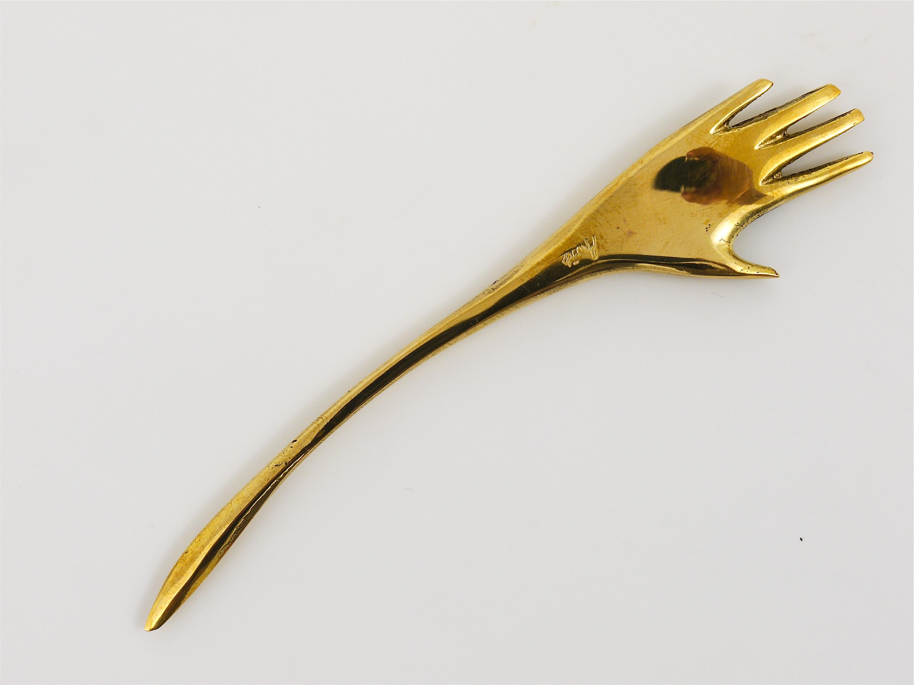 Carl Auböck Brass Hand Letter Opener #7208 - Etsy Canada