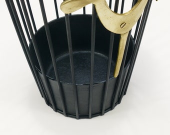 ウォルター・ボッセの真鍮製ルースターミッドセンチュリー傘立て