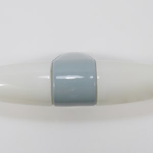 Wilhelm Wagenfeld Gray Bauhaus Sconce Double Wall Light by Linder Germany, 1950s