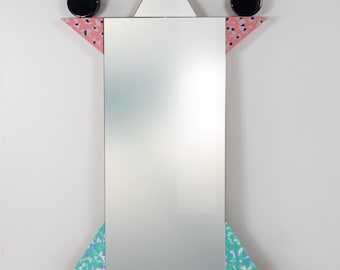 Ettore Sottsass Memphis Milano Diva Vintage Wall Mirror, Italy, 1984