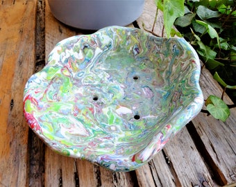 Handmade bonsai pot from recycled plastic