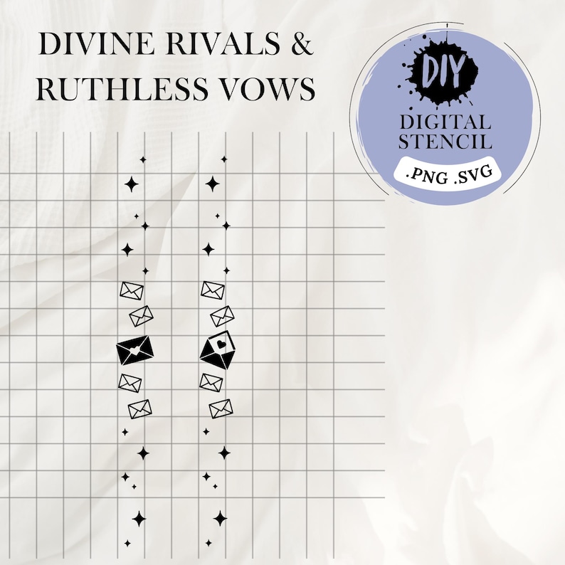 Pretty Ruthless Svg Digital File for Stencil PNG SVG | Digital File | Divine Rivals ...