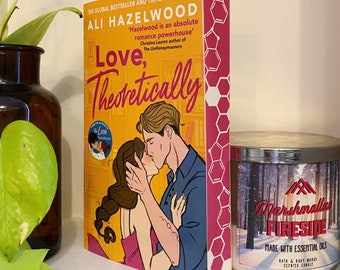 Sprayed edges book | Jaspage | Love Theoretically Ali Hazelwood | STEM romance