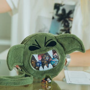 Dice bag goblin, Dungeon master presents, Dungeons and Dragons gifts, Funny dice pouch