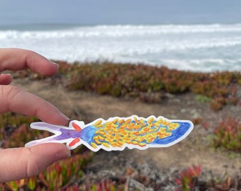 Spanish Shawl Nudibranch Vinyl Sticker