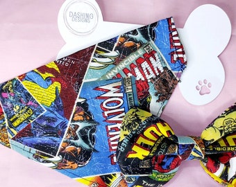 Dog/Cat Accessories, Marvel Hull Thor Bandana, Bow Tie, Sailor Bow , Over Collar pet gift