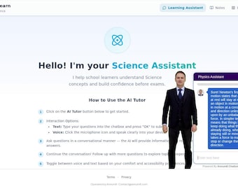 PhysiLearn | School Science Physics Learning Assistant | Instant Digital Access | Household Licence