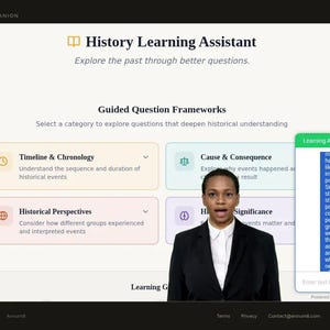 Asistente de aprendizaje de historia / Compañero de estudio de historia escolar / Acceso digital instantáneo / Licencia doméstica imagen 1