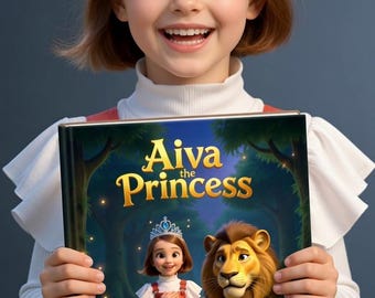 Libro di fiabe personalizzato per bambini / Libro illustrato con nome e foto personalizzati + video (download digitale)