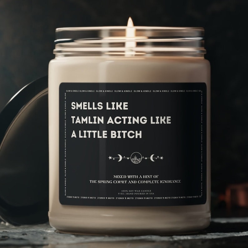 NEW SCENTS! Tamlin's a Bitch Candle, Acotar fan gift, acomaf, A court of thorns and roses merch, Velaris Candle, Book Lover Candle, Rhysand