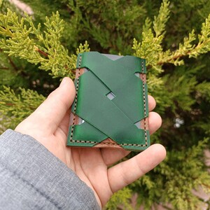 Portefeuille design X | Portefeuille en cuir | Portefeuille carisma en cuir | Portefeuille sympa | Titulaire de la carte
